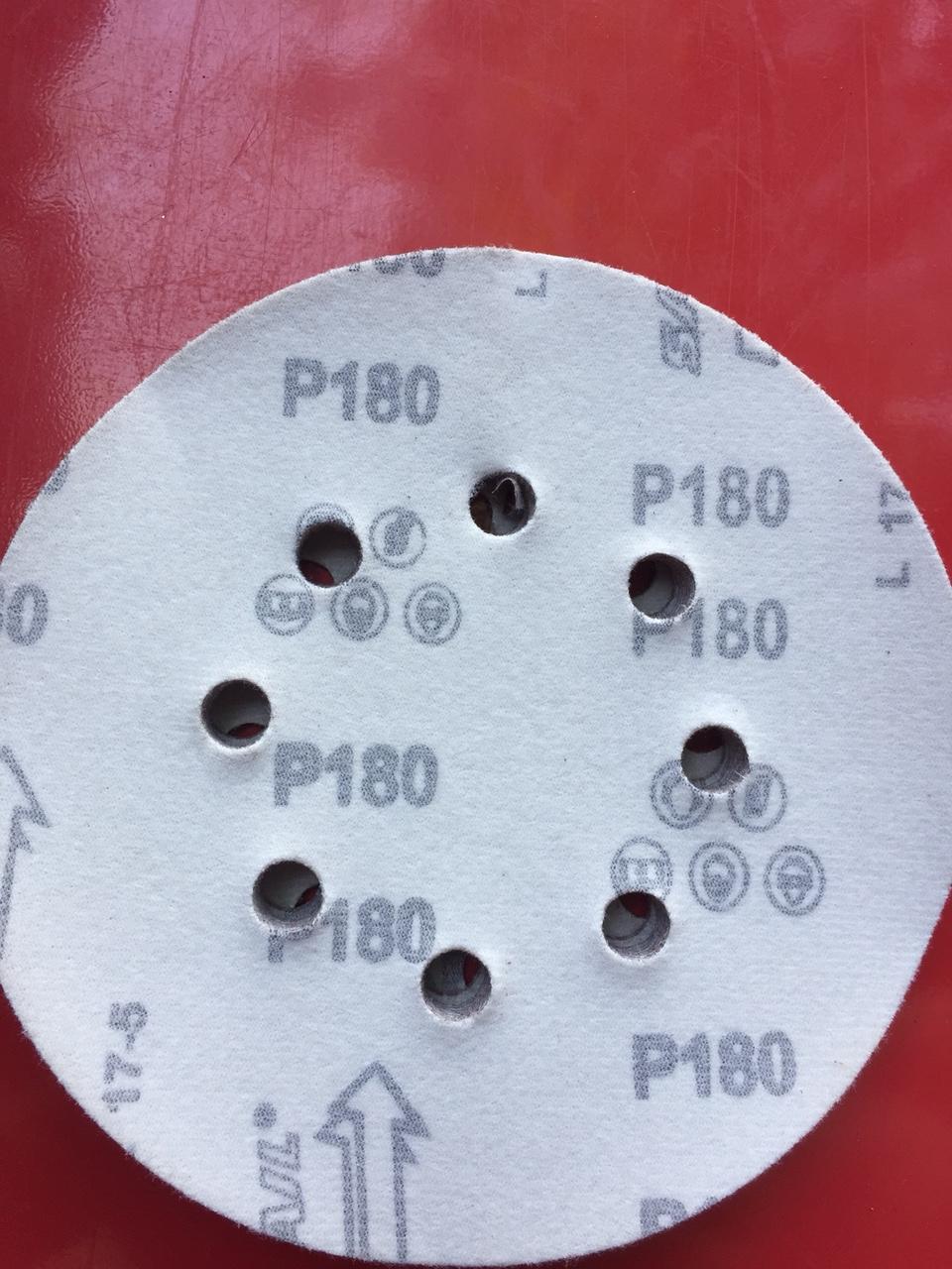 Giấy giáp đánh tường cho máy 180, giấy giáp vòng, giấy ráp thô,bộ 10 giấy giáp đánh tường P180