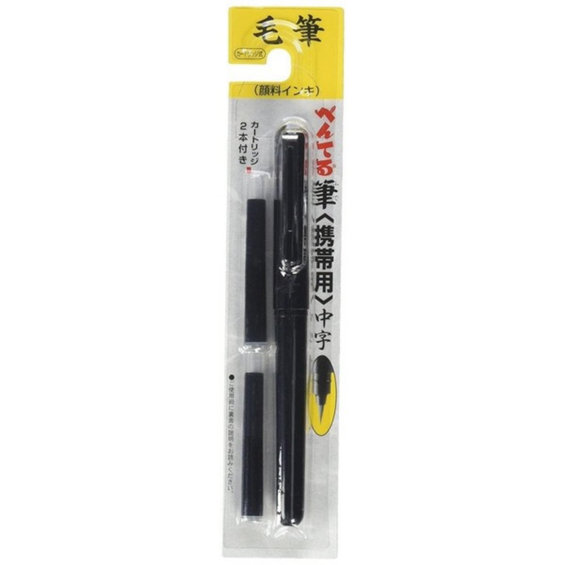 [HCM]BÚT LÔNG PENTEL ARTS POCKET + 2 ống mực refill