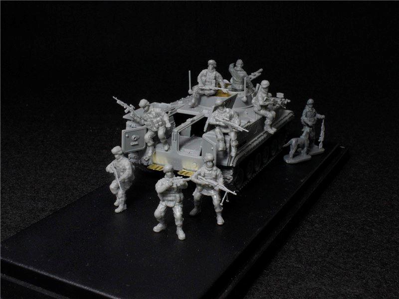 Mô hình lắp ghép xe chiến đấu bộ binh BMP-3