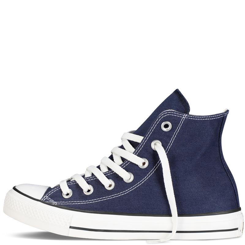 Giày Vải Sneaker CV Classic Cổ Cao Xanh Navy Nữ