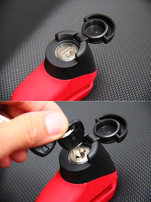 Khóa đĩa xe máy ABUS 305 (Đỏ)