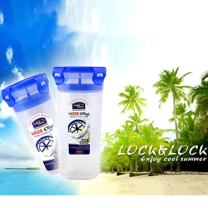 [HCM]Bình Nước Lock&Lock Mixer One Touch HPL934H (690ml)