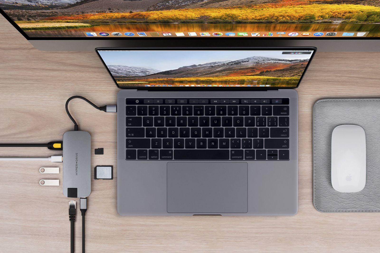 Cổng chuyển Hyperdrive SLIM 8 in 1 USB-C Hub for MacBook, PC & Devices