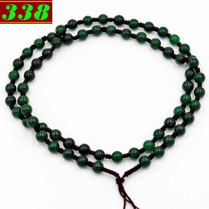 Dây vòng đeo cổ đá cẩm thạch xanh DHT3
