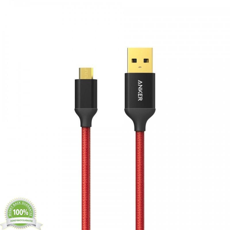 [HCM]Cáp Micro USB Anker Bọc Nylon - Dài 1.8m - A7116