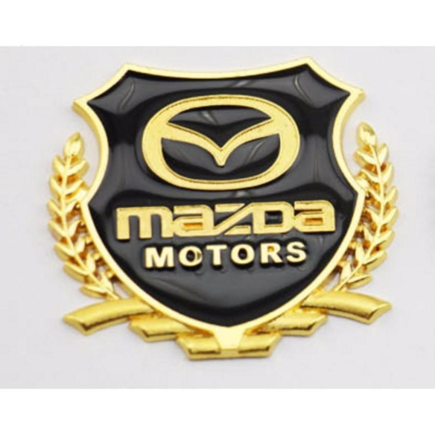 Bộ 2 Huy hiệu logo cho ô tô Mazda