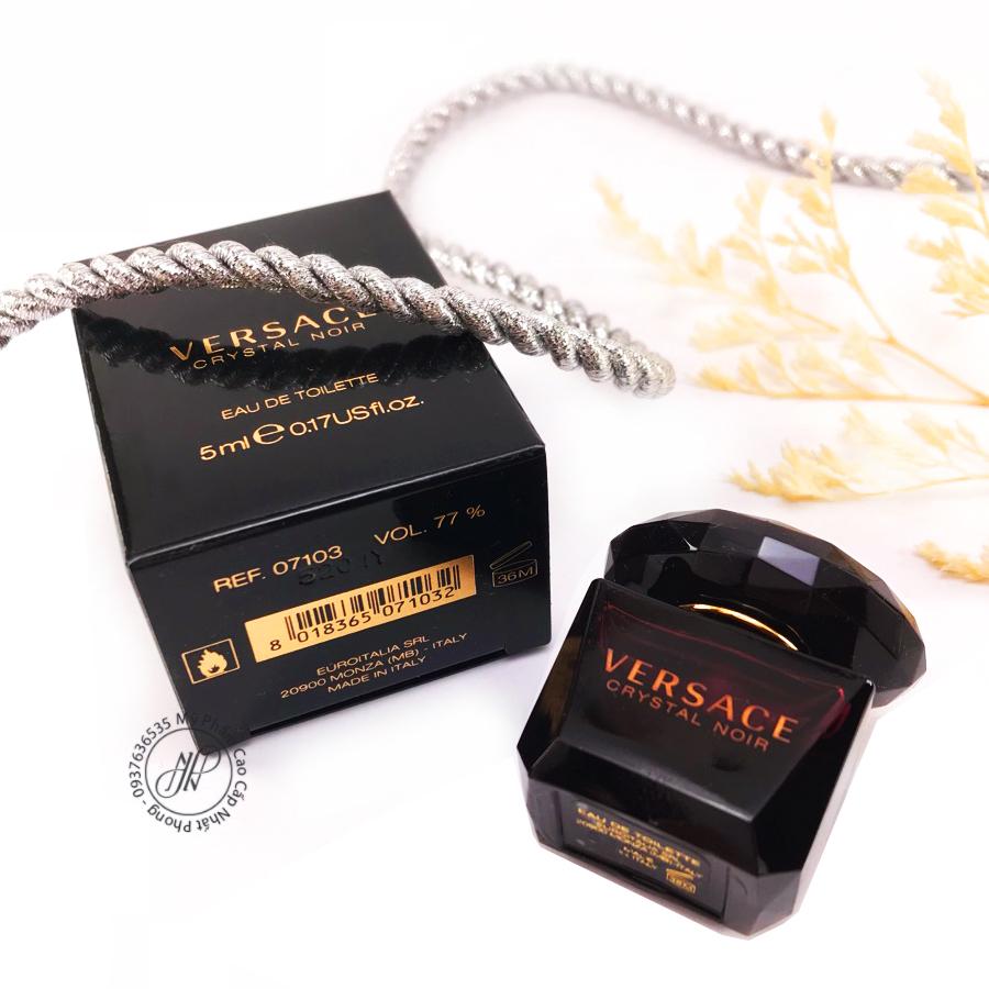 Nước hoa nữ V.E.R.S.A.C.E Crystal Noir Eau De Toilette 5ml