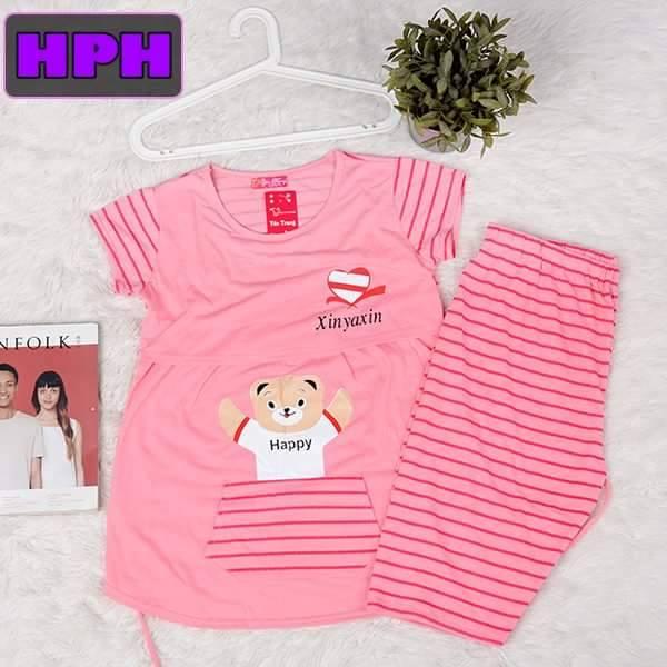 Bộ đồ bầu và sau sinh Happy đủ size (50-90kg)- 100% cotton