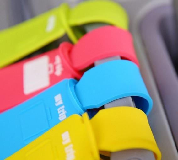 Thẻ hành lý nhựa dẻo - Silicon Name Tag