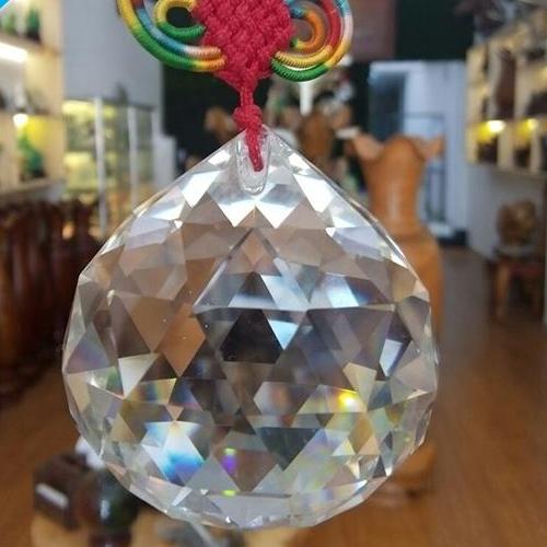 QUẢ CẦU TREO PHA LÊ VÁT CẠNH ( ĐƯỜNG KÍNH 8P)