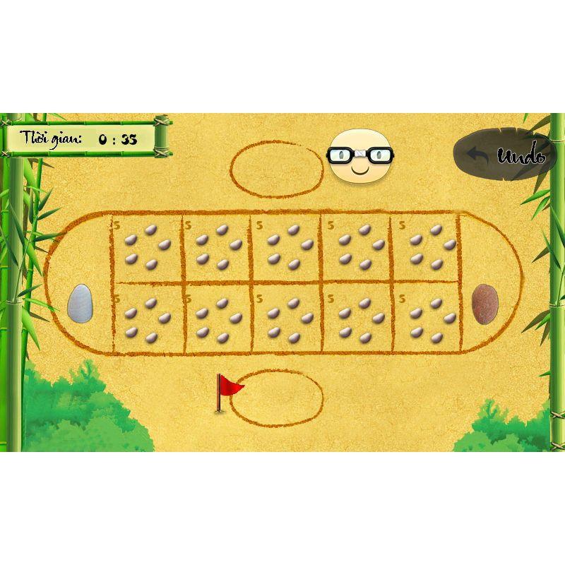 Bộ Cờ Ô Ăn Quan 3In1 (Ô Ăn Quan, Cờ Vây, Caro)