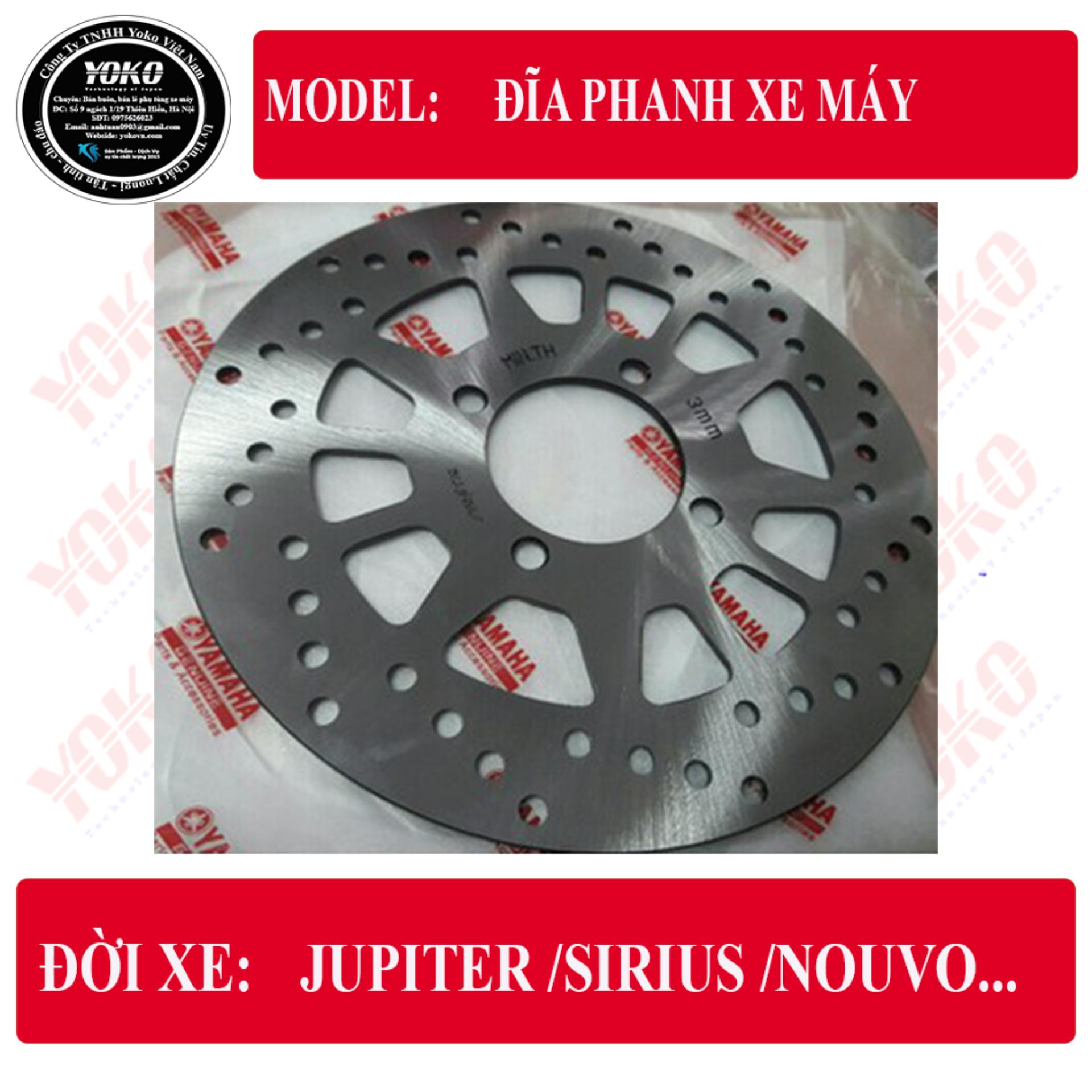 Đĩa phanh xe máy YAMAHA Jupiter/Sirius/Nouvo...