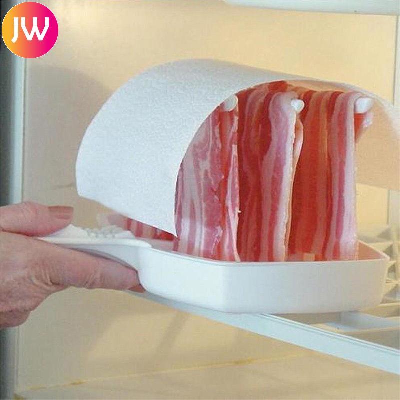 Microwave Bacon Cooker Tray Rack Hanger Food Preparation Cooking Kitchen Supply