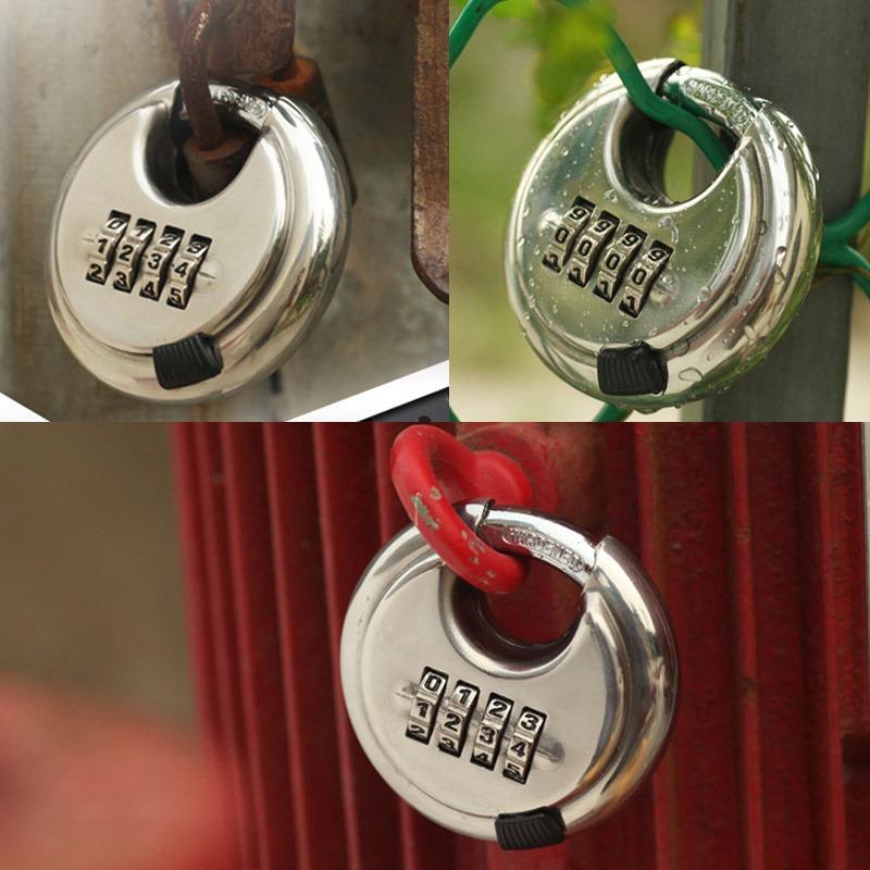 Khóa số chống cắt 4 mã số YB01 vỏ inox không gỉ