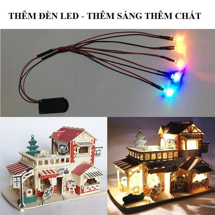 Đồ chơi lắp ráp gỗ 3D Mô hình Cối xay gió