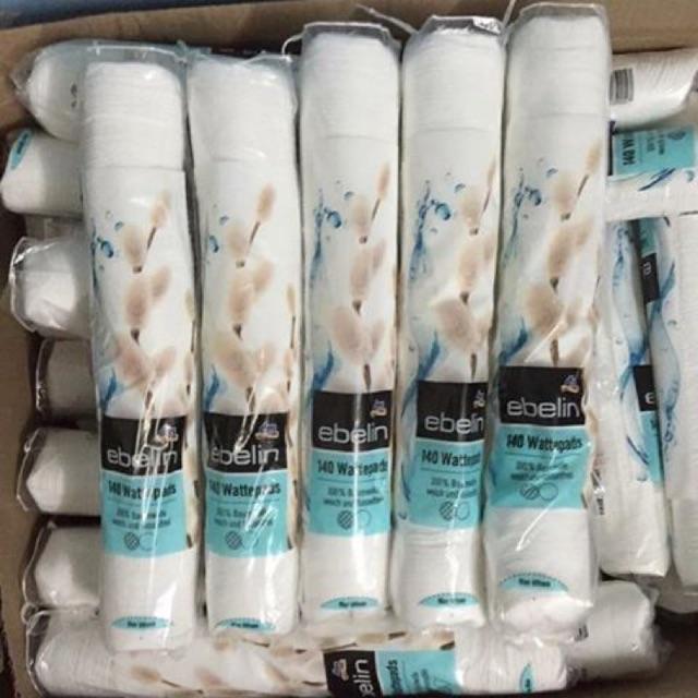 Bông tẩy trang EBELIN 140 miếng - Đức