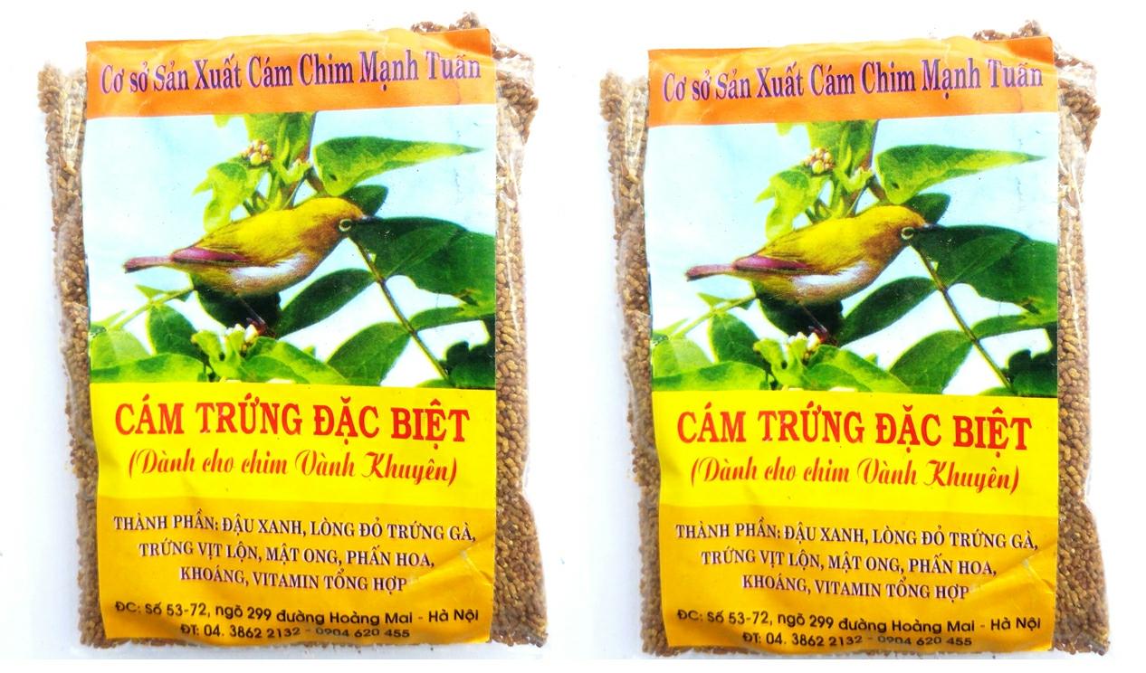 Combo 2 túi cám trứng đặc biệt cho vành khuyên