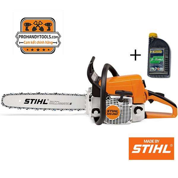 Máy cưa xích STIHL MS 250  + Tặng nhớt Rheinol của Đức