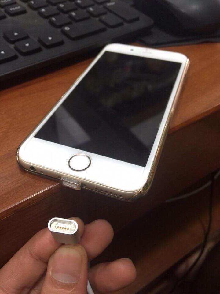( THANH LÝ LỖ 60%) Cáp từ nam châm hít chân Sạc Iphon