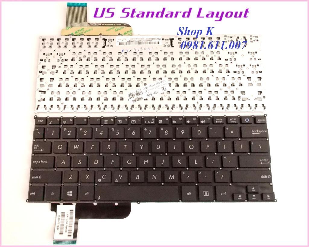 Bàn phím Laptop Asus. X201 X202 E200H (Màu Đen)