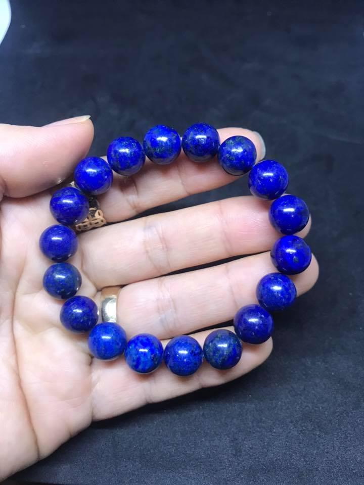 [HCM]VÒNG TAY PHONG THỦY MAY MẮN ĐÁ Lapis Lazuli.10LY