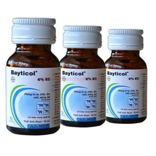 Thuốc trị viêm da,nấm Bayticol 10ml trên chó mèo thumbnail