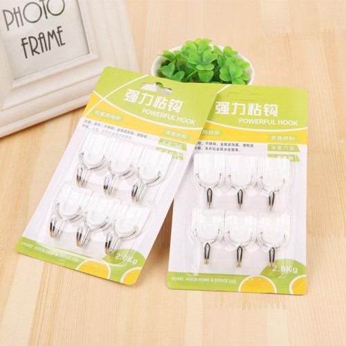 Bộ 6 móc treo hook dán tường cực chắc chắn pa-gdgs