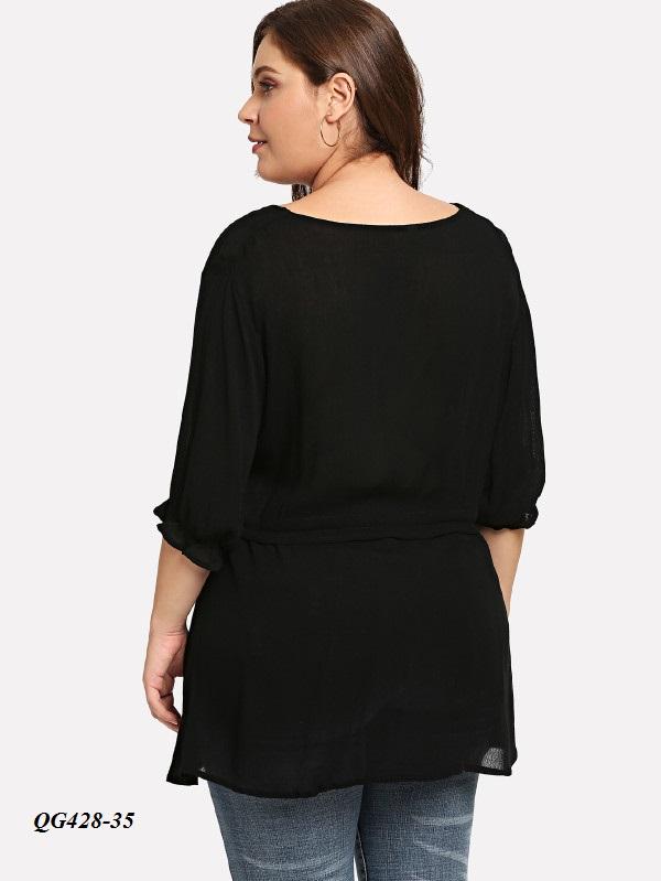 ÁO KIỂU TAY LỠ RÚT EO - SIZE s-6XL
