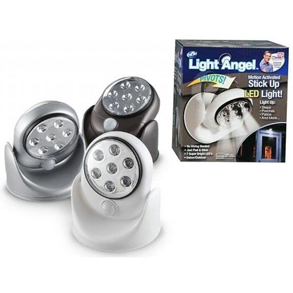 Đèn cảm ứng hồng ngoại Light Angel 7 đèn LED thông minh + tặng kèm pin AAA