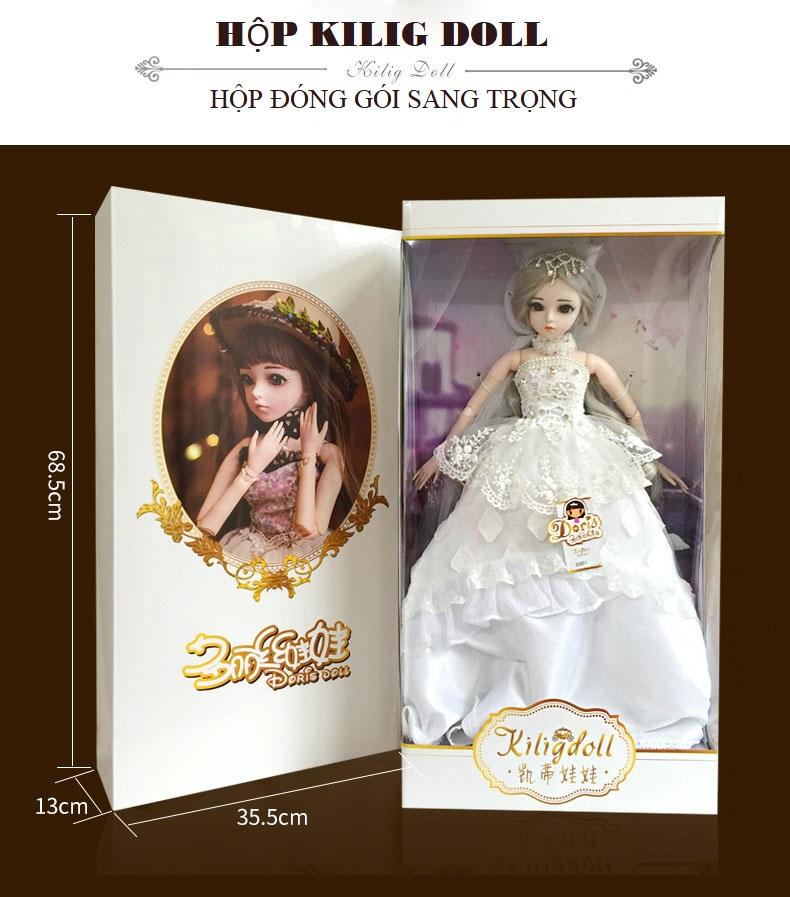 Búp Bê BJD khớp gối công chúa siêu Cute