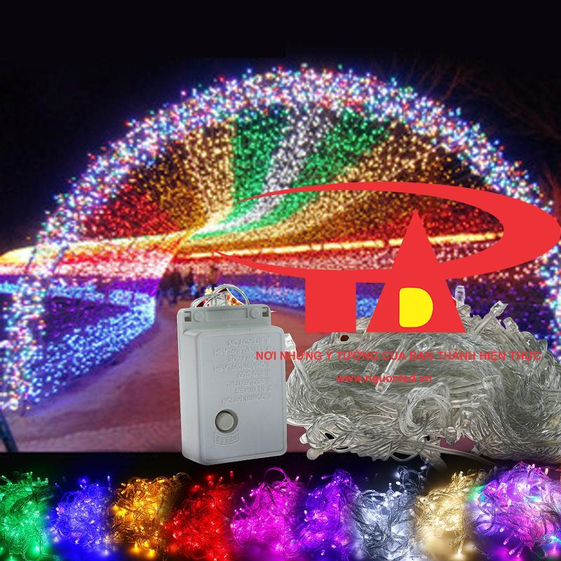 Combo (5 Dây Đèn Led Chớp 5m, Loại Tốt) Đèn Led Trang Trí Noel - Đèn Led Trang Trí Cây Thông, Dùng Chiếu Sáng Quán Cà Phê, Nhà Hàng, Khách Sạn, Khu Vui Chơi