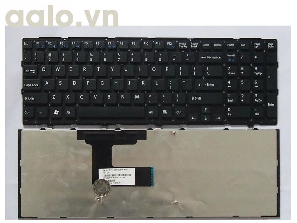 Bàn phím laptop Sony EL đen - Keyboard Sony