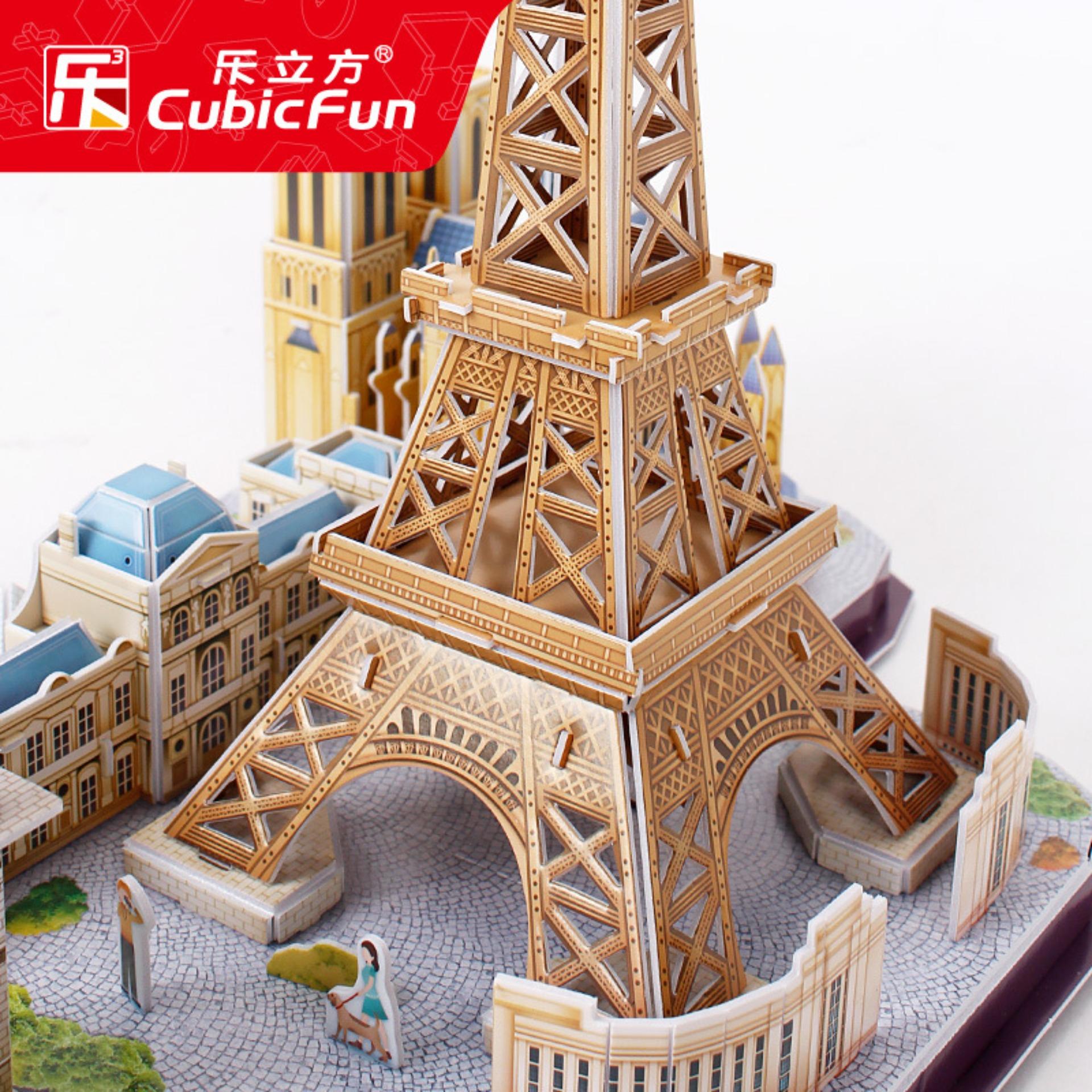 Đồ chơi mô hình lắp ráp giấy CubicFun 3D - Thành phố Paris
