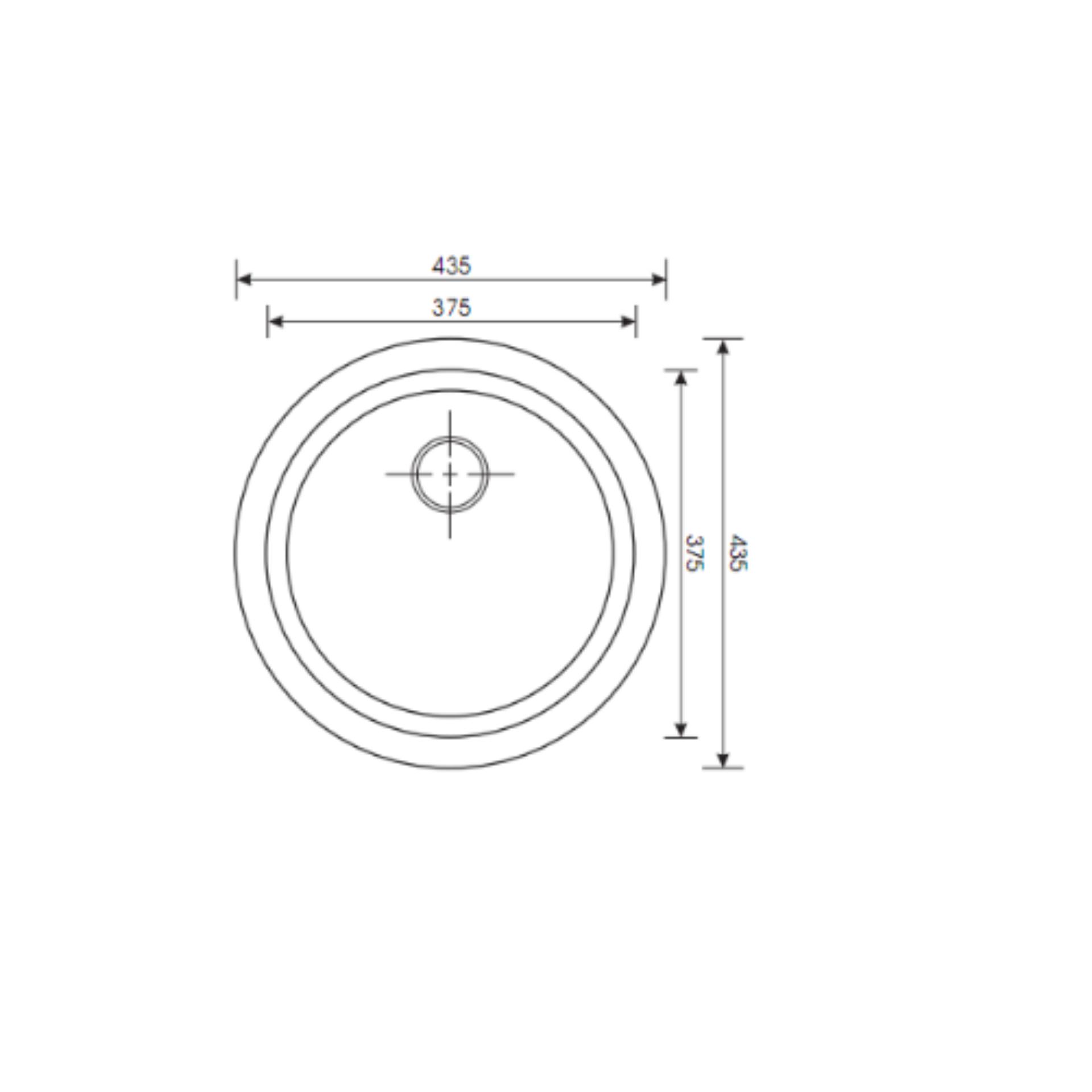 Chậu rửa chén tròn 1 hộc moen model: 23607-30