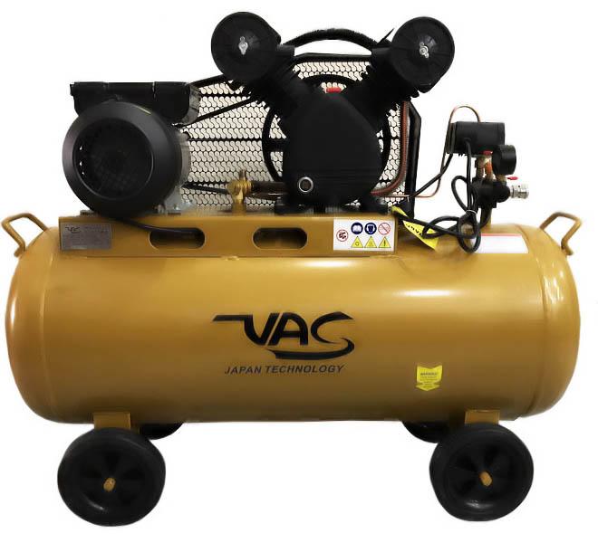 Máy nén khí hai đầu bơm VA-V-100C - 100L - 3HP, VAC