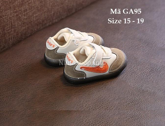 Giày Bé Trai Tập Đi 6 - 18 Tháng Chất Siêu Mềm GA95