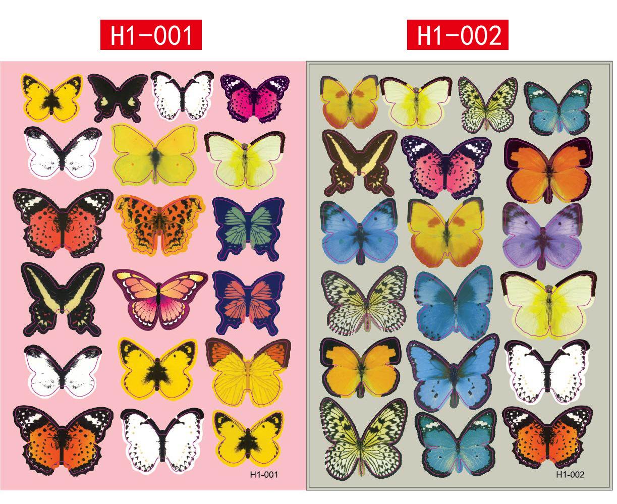 Sticker trang tri dan bướm H-Z-103 ,decal dán tường cho bé