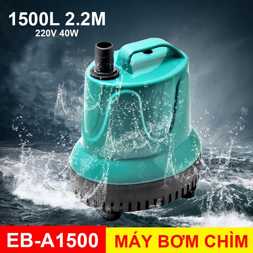 Máy bơm nước chìm hồ cá hòn non bộ 220v 1500l eb-a1500