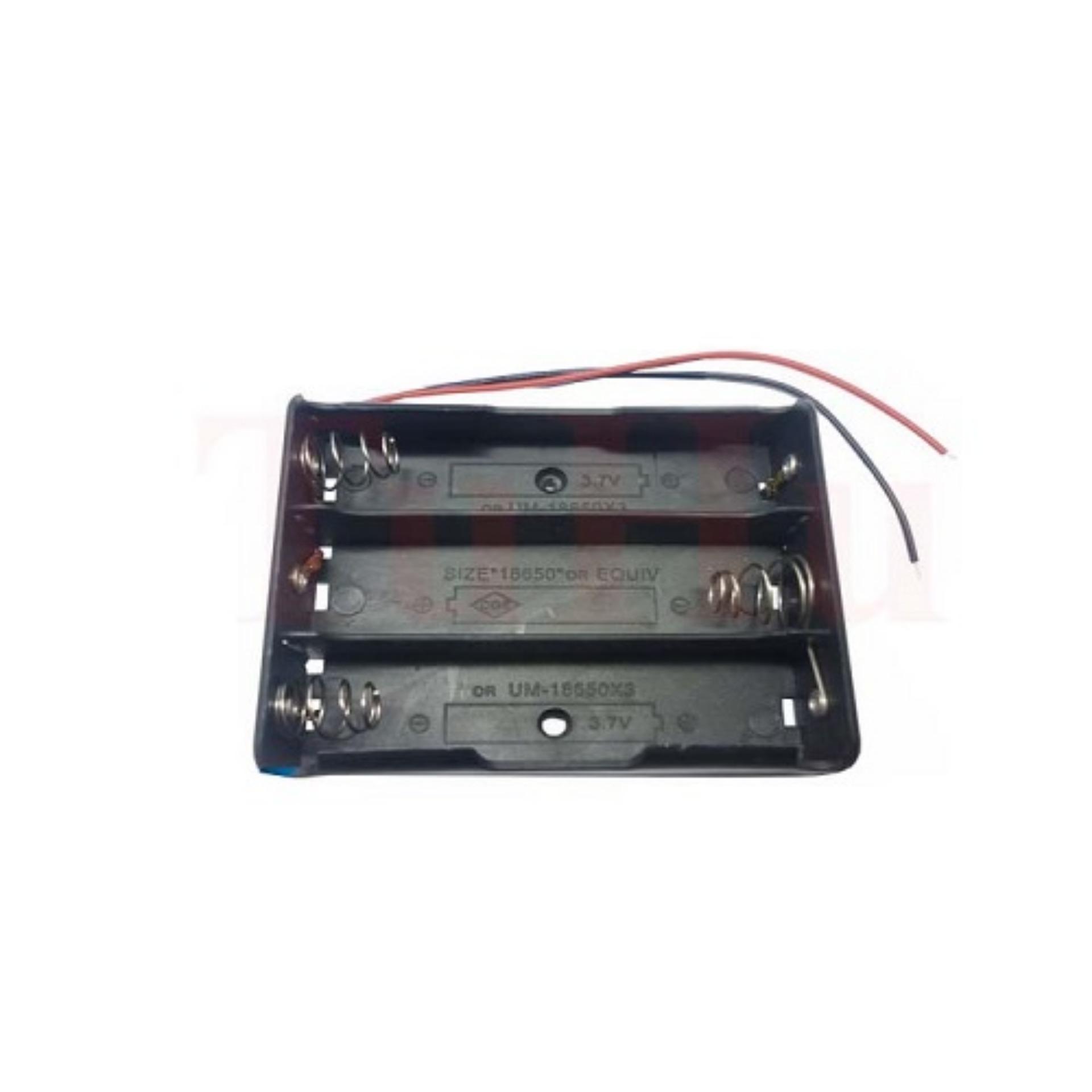Đế Đựng Pin 18650 Nối Tiếp 3 Pin
