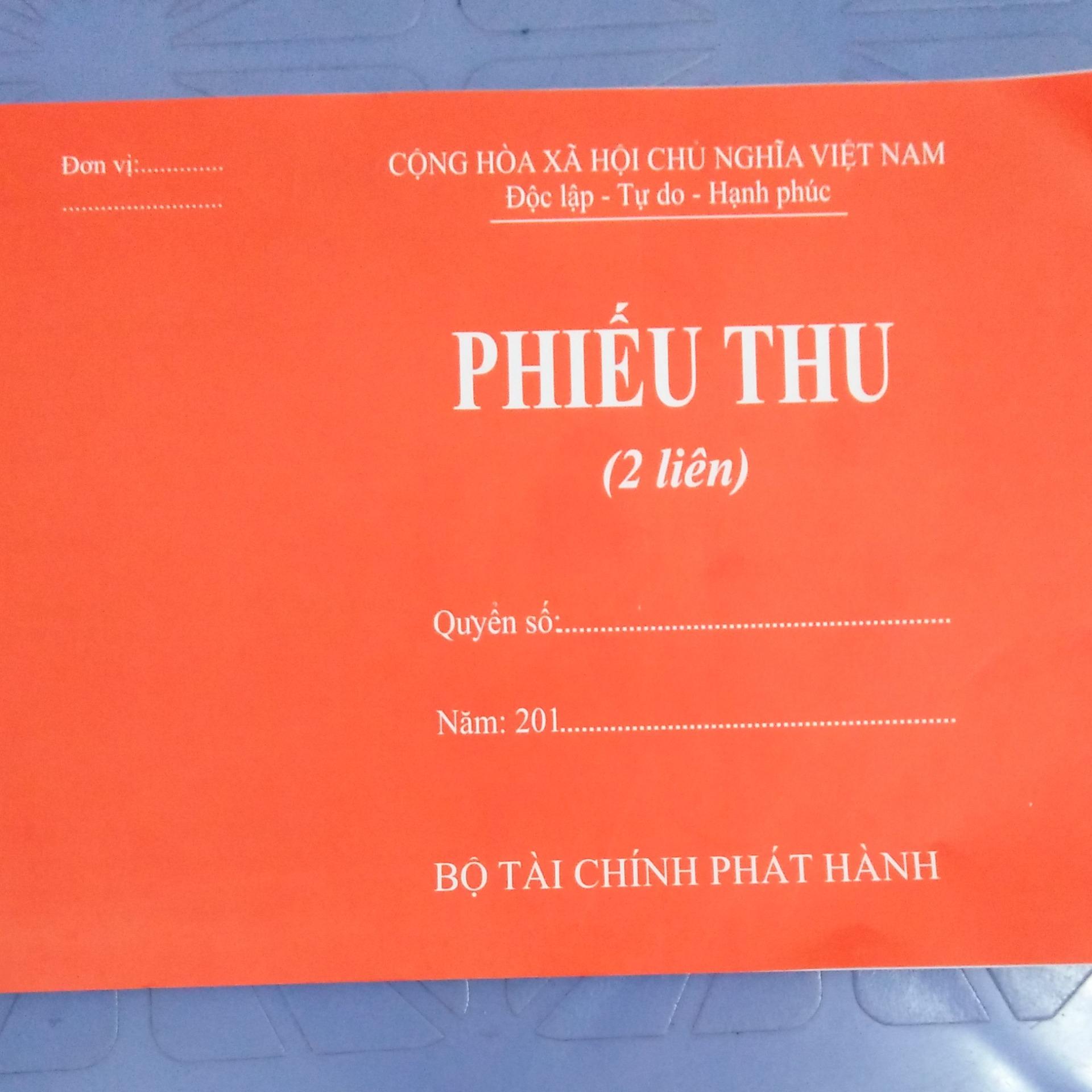 10 Phiếu thu hai liên