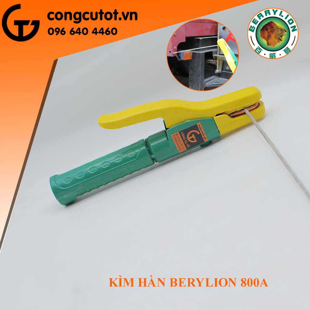 Kìm kẹp que hàn điện Berrylion 500A, 800A