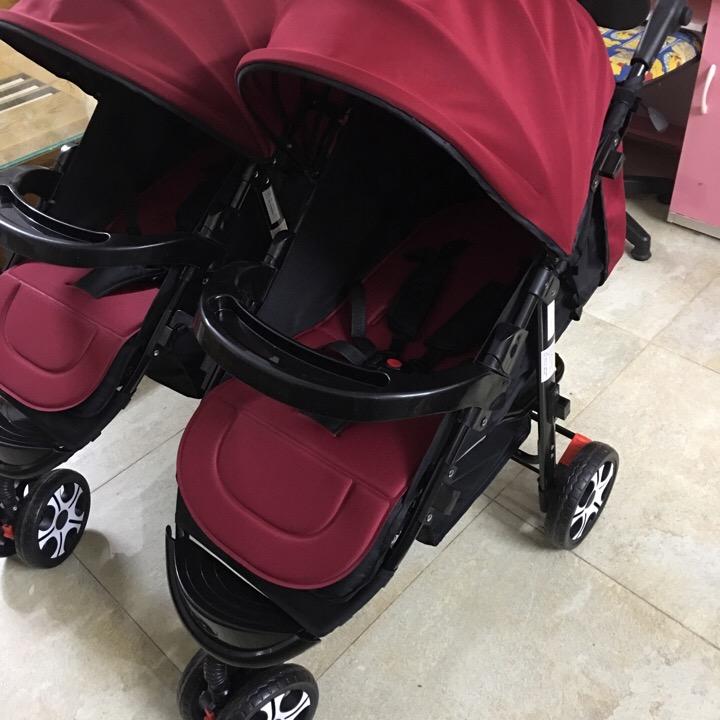 Xe đẩy đôi cao cấp cho bé yêu