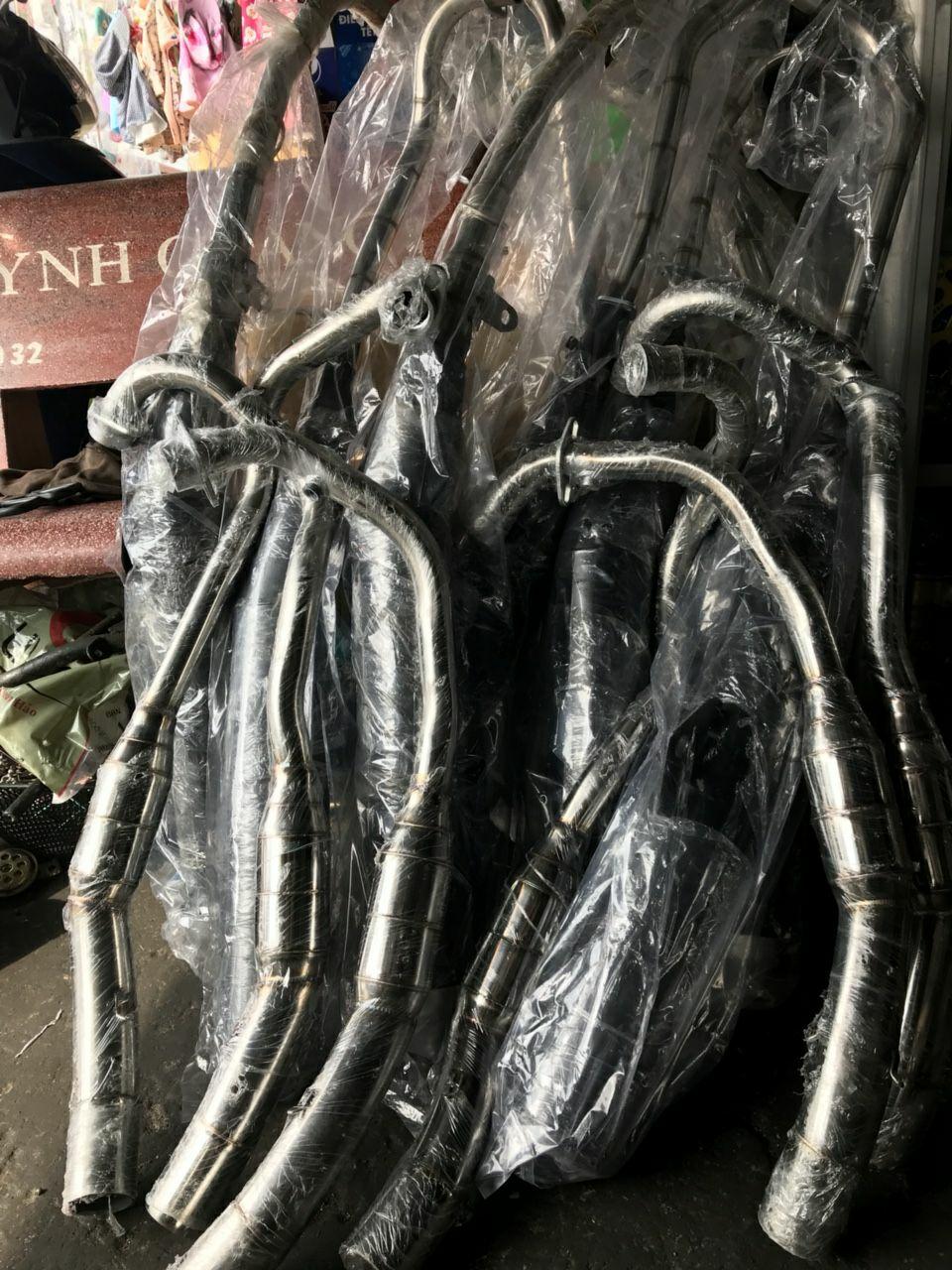Cổ pô inox Exciter 150
