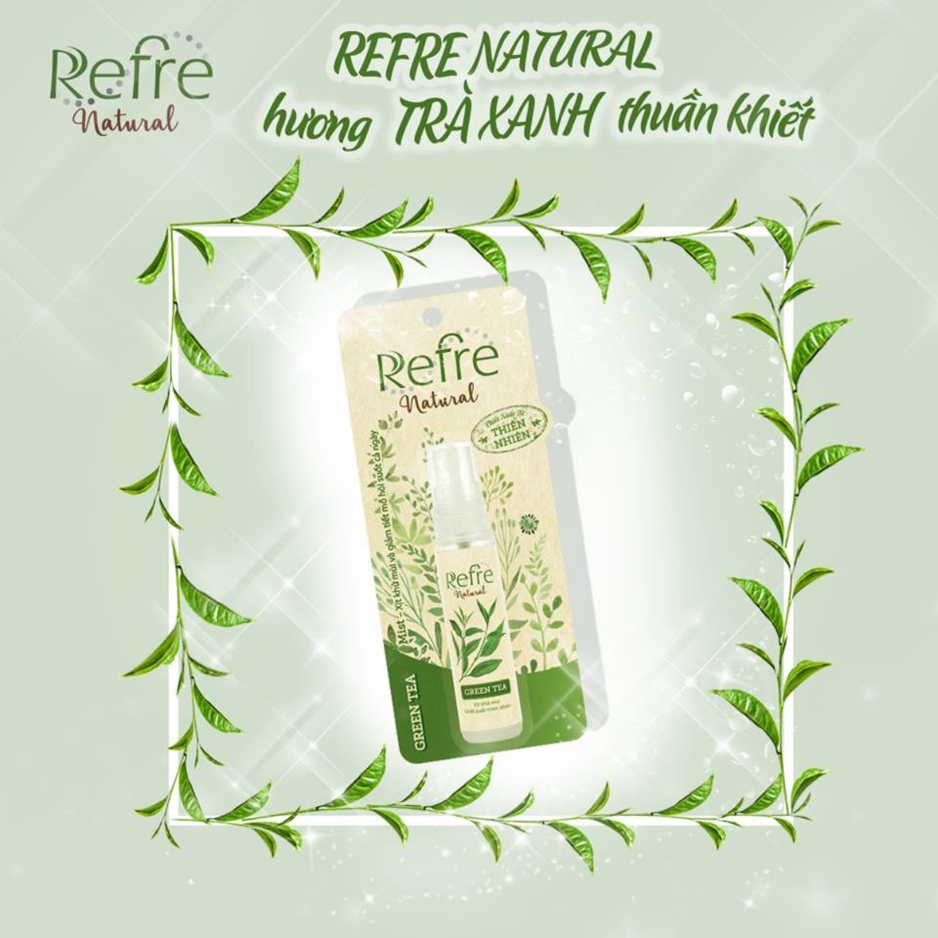 Xịt khử mùi Refre hương trà xanh 30ml