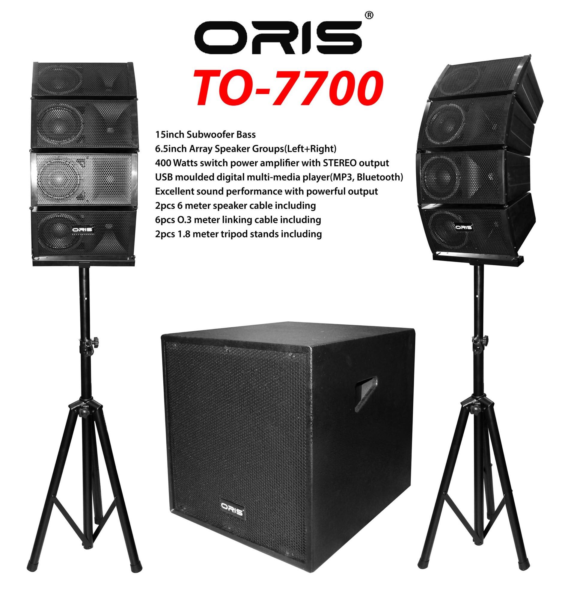 [HCM][Trả góp 0%]Bộ Loa Sân Khấu Oris TO-7700