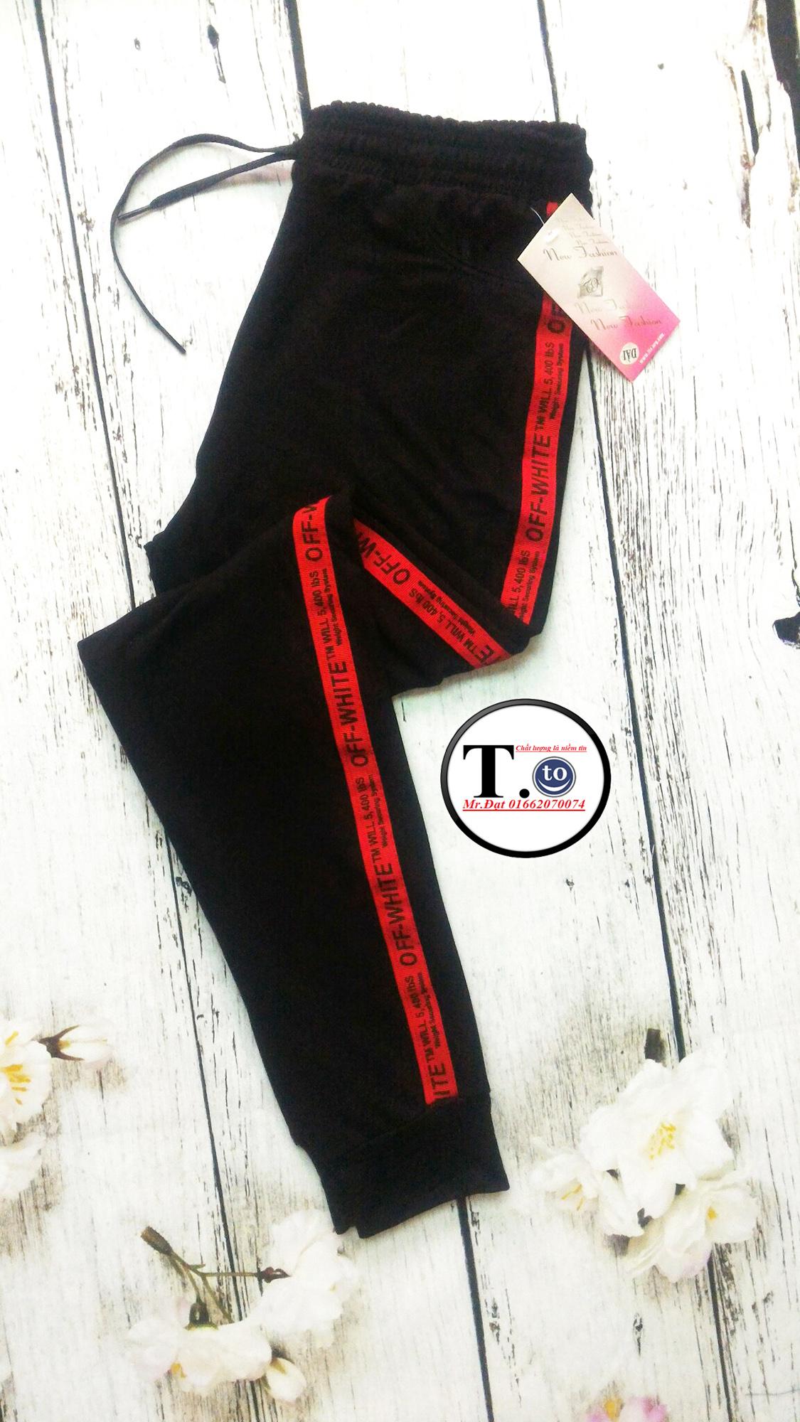 [HCM][VIDEO + ẢNH THẬT]-Quần thun Nữ - Nam Jogger Baggy - legging (dây thời trang vàng đỏ trắng)