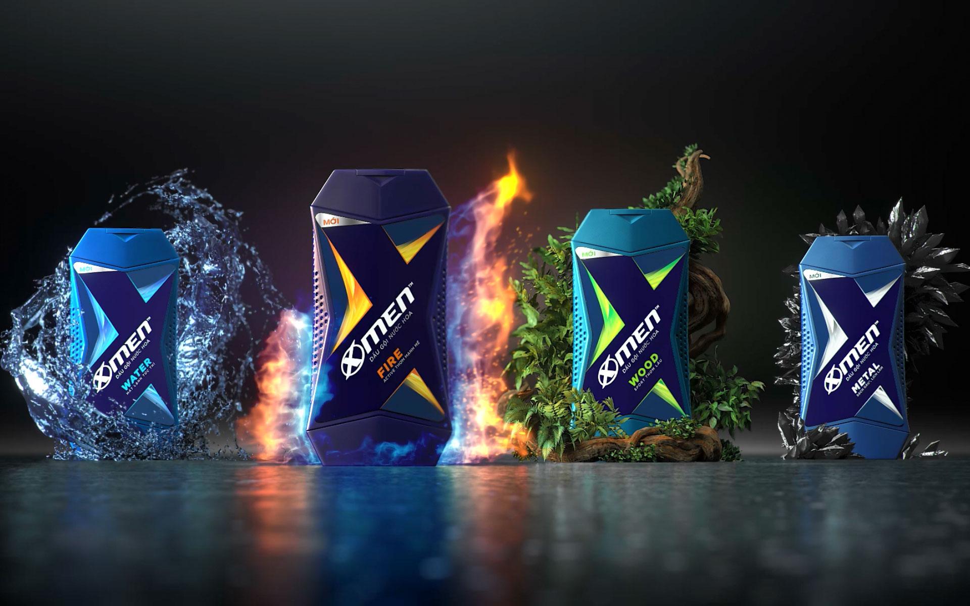Dầu gội nước hoa X-men Fire 180gr/380gr