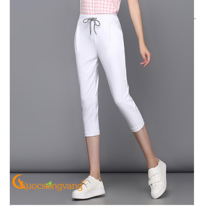 Quần lửng nữ quần lửng thể thao nữ co giãn 4 chiều GLQ075