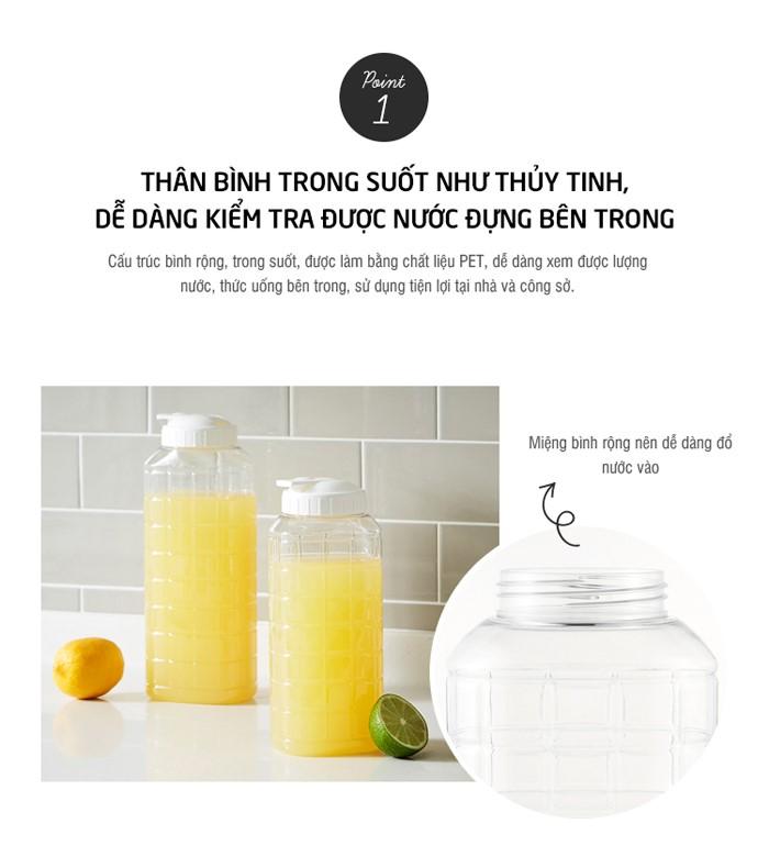 Bình nước Jug Lock&Lock 1.5L