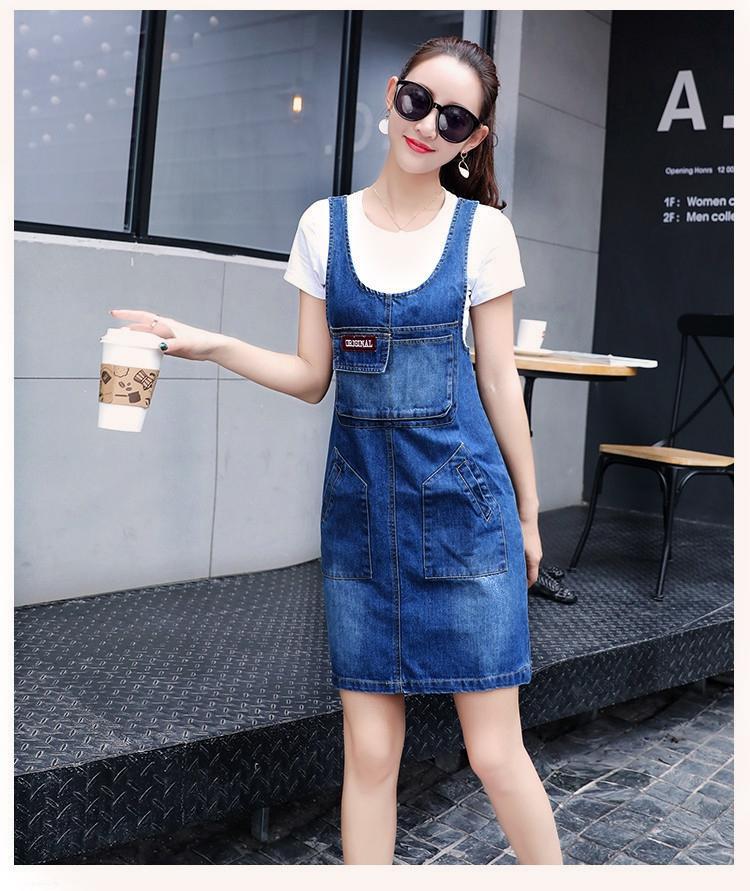 Đầm Yếm Denim D708 (không kèm áo )